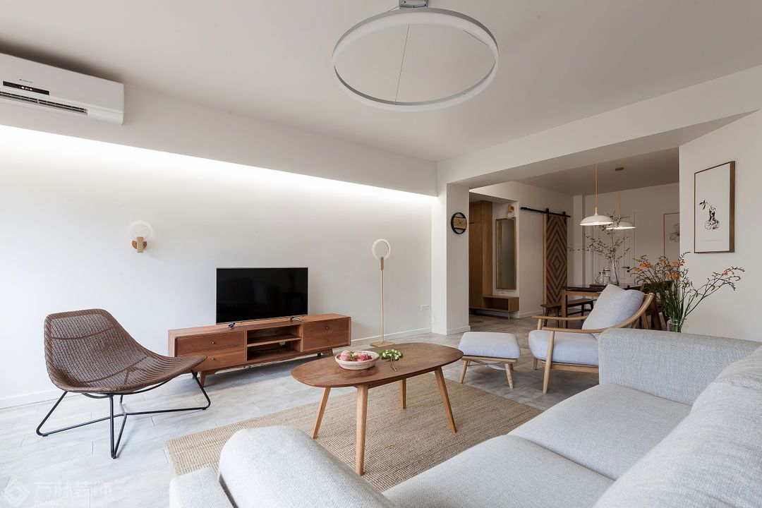 日式风格三室秒变四室，玩转空间与功能性的巧妙结合-客厅